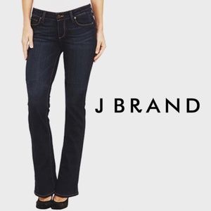 J BRAND | Mid Rise Bootcut Dark Wash Jeans